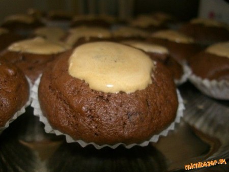 Čokoládové muffiny s vôňou kávy